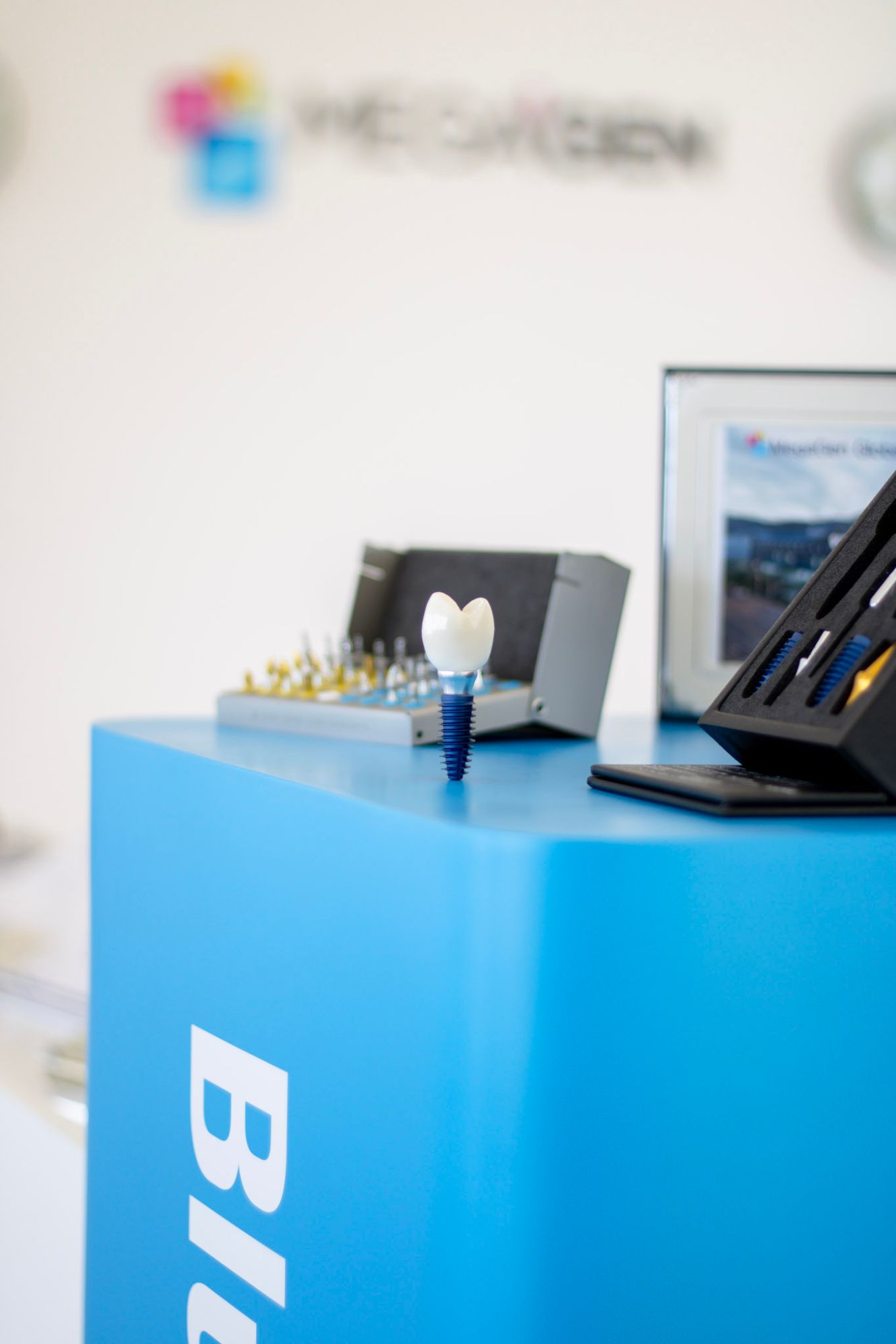 Implante Bluediamond em exposição