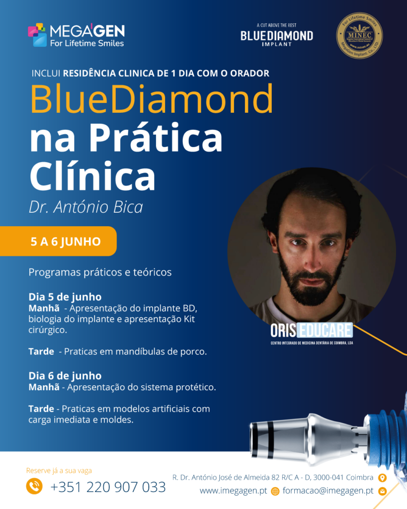 Eventos — BlueDiamond na Prática Clínica com Dr. António Bica