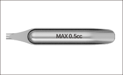 max 0.5cc
